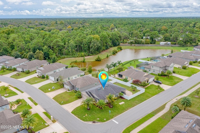222 Green Turtle Ln, Saint Augustine, FL 32086 - aerial view of a heavily wooded area and a large body of water