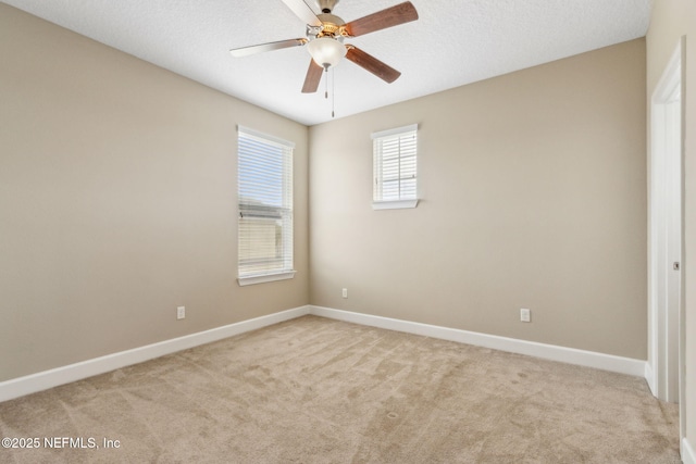 1306 Warbler Way, Middleburg, FL 32068 - spare room featuring light carpet and a ceiling fan