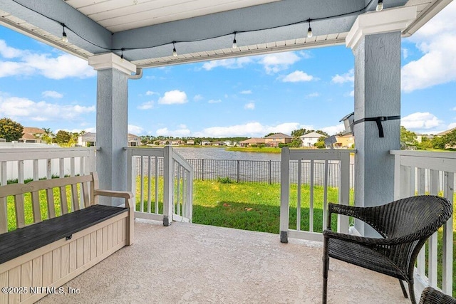 11598 Wynnfield Lakes Cir, Jacksonville, FL 32246 - fenced backyard featuring a water view