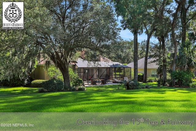 1521 Nottingham Knoll Dr, Jacksonville, FL 32225 - view of green lawn