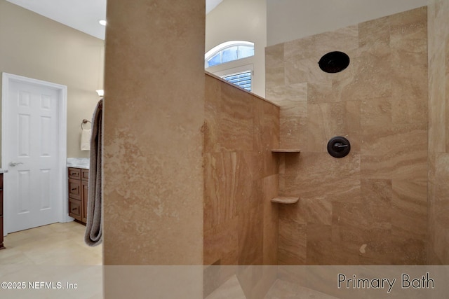 1521 Nottingham Knoll Dr, Jacksonville, FL 32225 - bathroom with tiled shower and vanity
