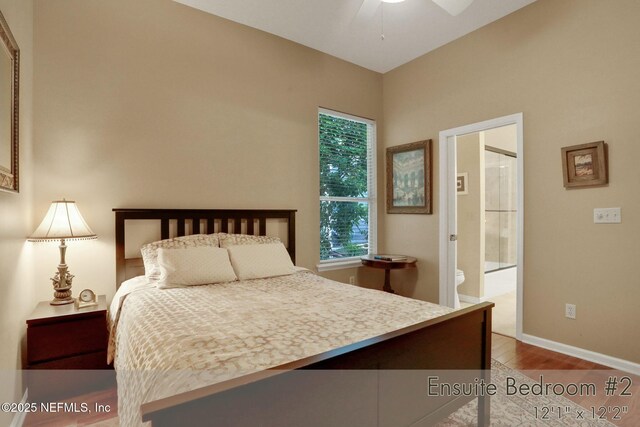 1521 Nottingham Knoll Dr, Jacksonville, FL 32225 - bedroom with wood finished floors and connected bathroom