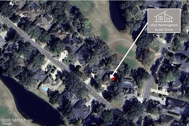 1521 Nottingham Knoll Dr, Jacksonville, FL 32225 - aerial map of property and surrounding area