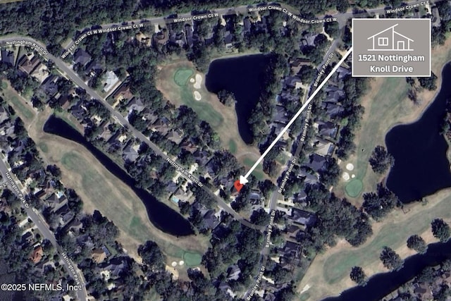 1521 Nottingham Knoll Dr, Jacksonville, FL 32225 - aerial map of property and surrounding area