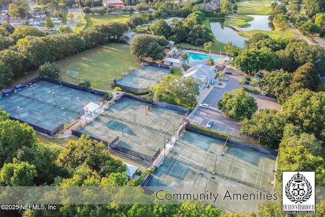 1521 Nottingham Knoll Dr, Jacksonville, FL 32225 - drone / aerial view of a large body of water