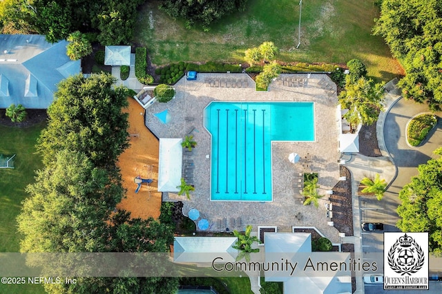 1521 Nottingham Knoll Dr, Jacksonville, FL 32225 - drone / aerial view of a pool