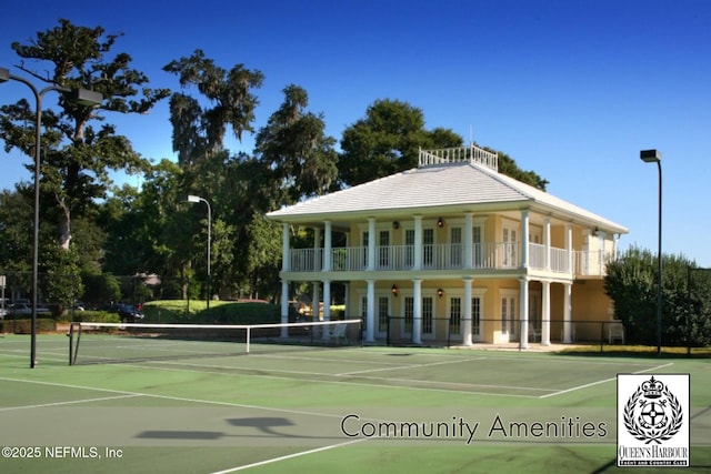 1521 Nottingham Knoll Dr, Jacksonville, FL 32225 - view of tennis court
