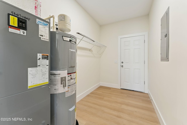 981 Butler Ave, Saint Augustine, FL 32084 - utility room with water heater and electric panel