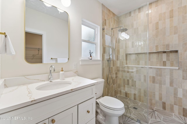 989 Butler Ave, Saint Augustine, FL 32084 - bathroom with vanity and tiled shower