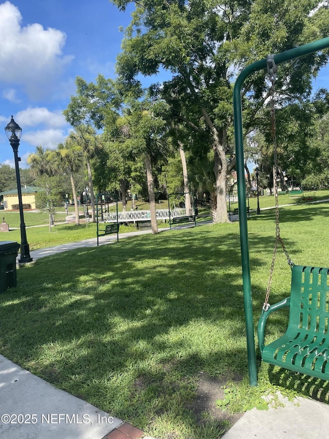 724 N Pine Ave, Green Cove Springs, FL 32043 - view of community with a lawn