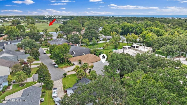 1121 Linkside Ct E, Atlantic Beach, FL 32233 - aerial overview of property's location with nearby suburban area