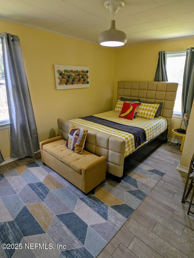 217 Covino Ave, Saint Augustine, FL 32084 - bedroom with crown molding and wood finished floors
