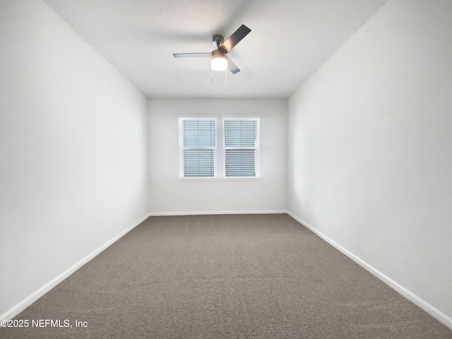 1090 Lauriston Dr, Saint Johns, FL 32259 - unfurnished room with a ceiling fan and dark carpet