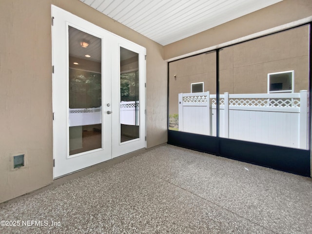 1090 Lauriston Dr, Saint Johns, FL 32259 - unfurnished sunroom featuring french doors