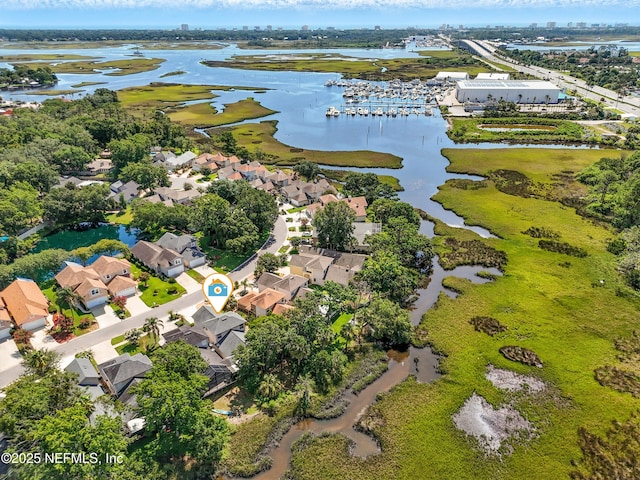 14410 Pelican Bay Ct, Jacksonville, FL 32224 - aerial view of residential area featuring a nearby body of water
