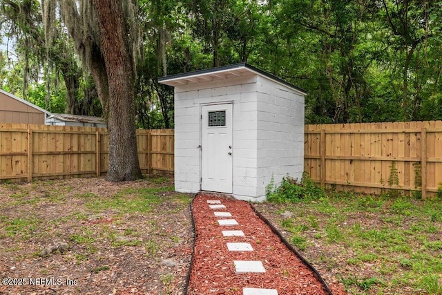 2571 Montreal St, Jacksonville, FL 32233 - view of shed with a fenced backyard