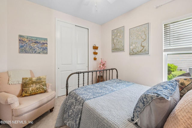 3146 Villa Vera Ct, Jacksonville, FL 32246 - carpeted bedroom with a closet