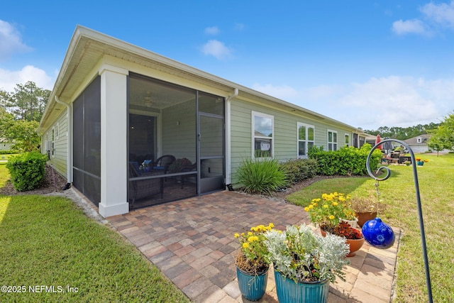 3146 Villa Vera Ct, Jacksonville, FL 32246 - view of patio / terrace featuring a sunroom