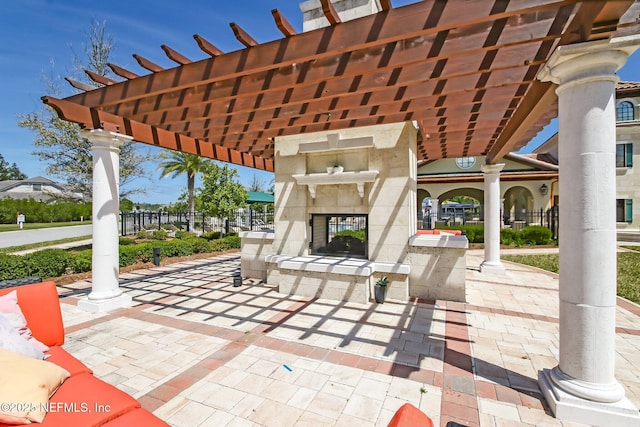 3146 Villa Vera Ct, Jacksonville, FL 32246 - view of patio featuring a pergola