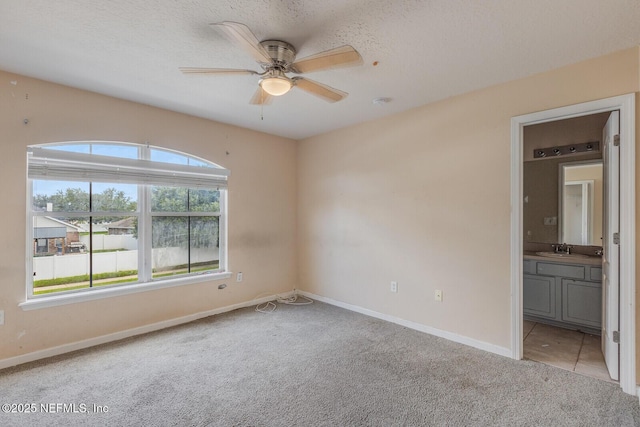 3350 Silverado Cir, Green Cove Springs, FL 32043 - carpeted empty room with ceiling fan and a textured ceiling
