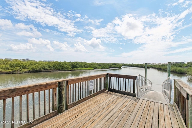 148 Ancient Island Dr, Saint Augustine, FL 32080 - dock area featuring a water view