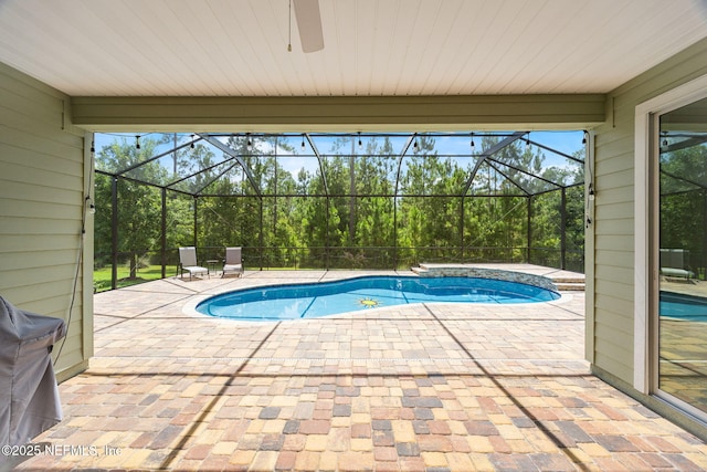 121 Seamount Way, Saint Augustine, FL 32092 - swimming pool featuring a patio and a lanai