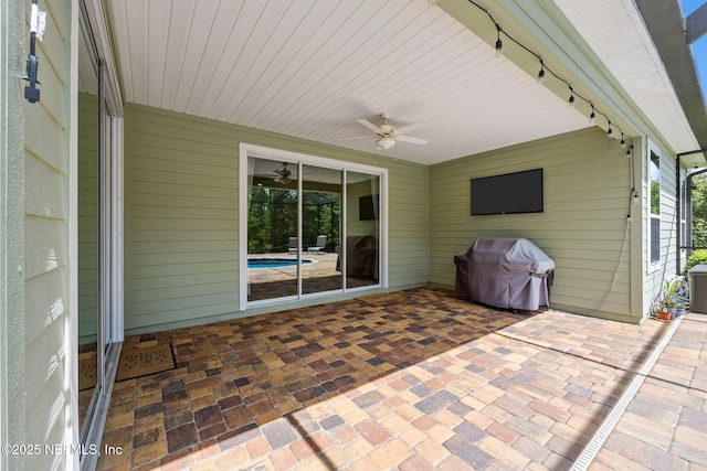 121 Seamount Way, Saint Augustine, FL 32092 - view of patio / terrace featuring ceiling fan and a grill