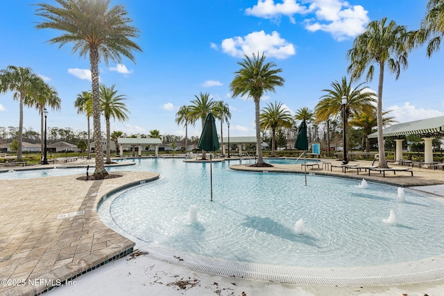 121 Seamount Way, Saint Augustine, FL 32092 - community pool featuring a patio