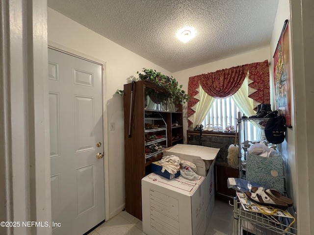 1038 Celebrant Dr, Jacksonville, FL 32225 - office area featuring a textured ceiling