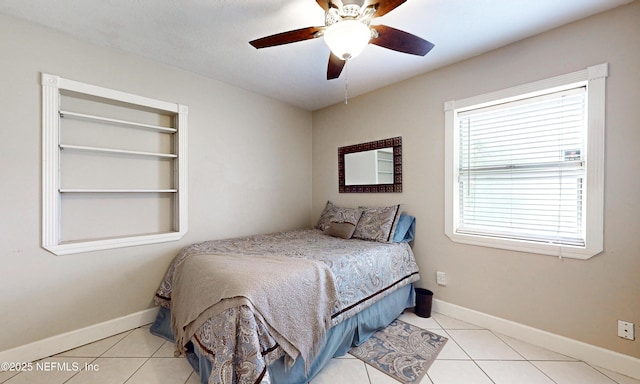 5110 Janice Cir E, Jacksonville, FL 32210 - bedroom featuring tile patterned flooring and ceiling fan
