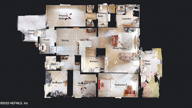 5110 Janice Cir E, Jacksonville, FL 32210 - view of floor plan / room layout