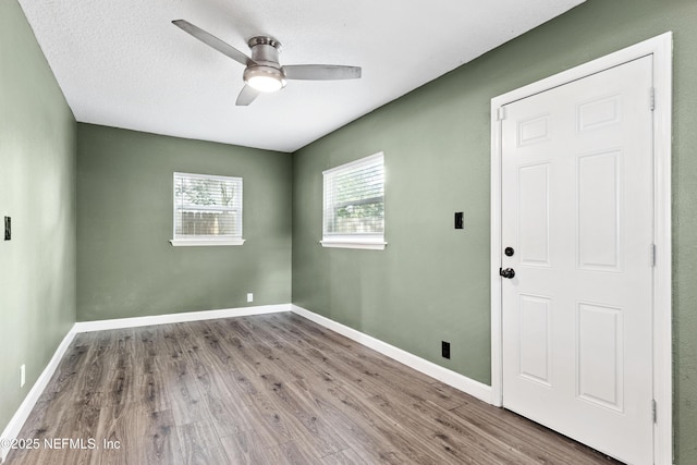 3349 Gilmore St, Jacksonville, FL 32205 - unfurnished room with ceiling fan and wood finished floors