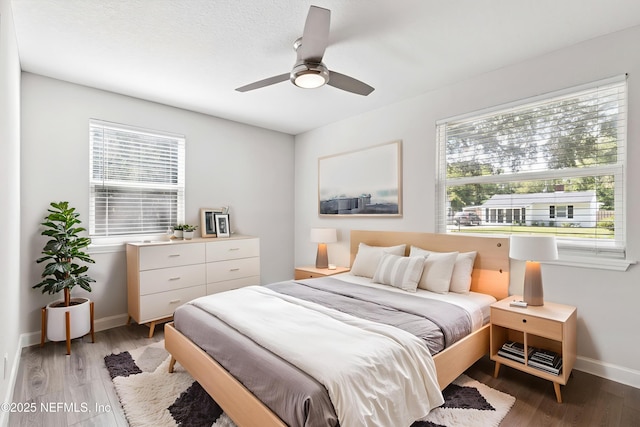 3349 Gilmore St, Jacksonville, FL 32205 - bedroom featuring light wood-style flooring and a ceiling fan