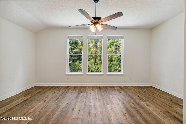 1103 Orchard Oriole Pl, Middleburg, FL 32068 - empty room featuring wood finished floors, a ceiling fan, and a textured ceiling