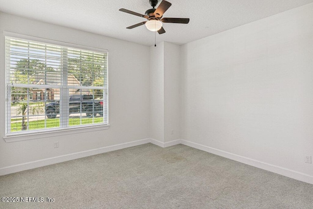 1103 Orchard Oriole Pl, Middleburg, FL 32068 - carpeted spare room with healthy amount of natural light, a ceiling fan, and a textured ceiling