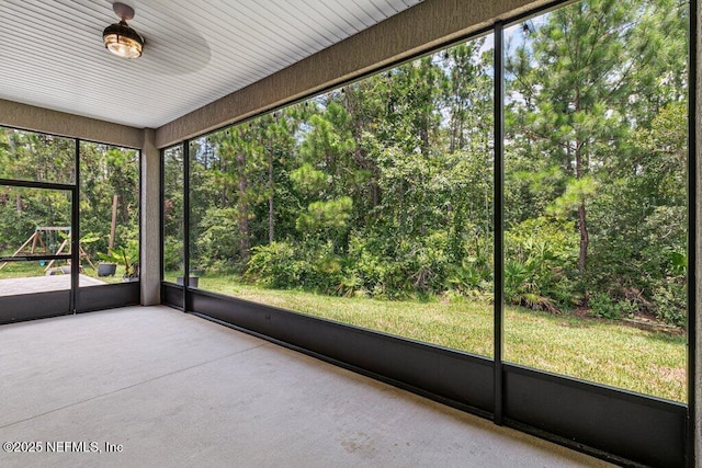1103 Orchard Oriole Pl, Middleburg, FL 32068 - view of unfurnished sunroom