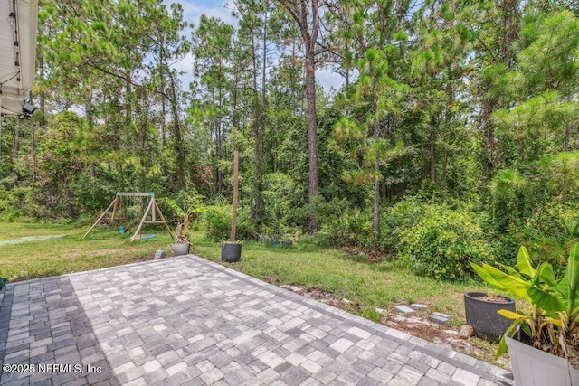1103 Orchard Oriole Pl, Middleburg, FL 32068 - view of patio with a playground