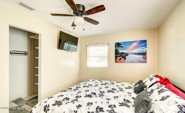 1922 Locust Ave, Palatka, FL 32177 - bedroom featuring a ceiling fan