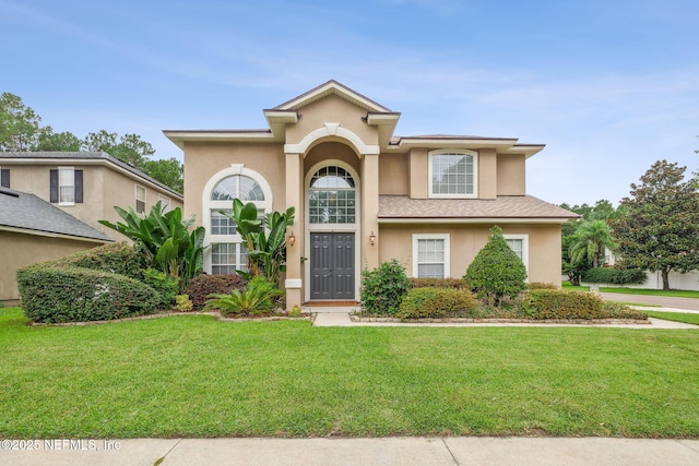 1020 Candlebark Dr, Jacksonville, FL 32225 - view of front facade featuring a front lawn and stucco siding