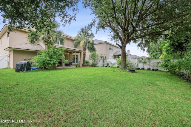 1020 Candlebark Dr, Jacksonville, FL 32225 - fenced backyard with a patio