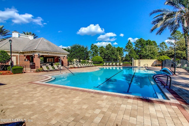 1020 Candlebark Dr, Jacksonville, FL 32225 - community pool featuring a patio area