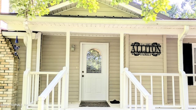 3822 County Road 220, Middleburg, FL 32068 - doorway to property with a porch