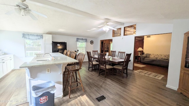 3822 County Road 220, Middleburg, FL 32068 - dining room with ceiling fan and light wood finished floors