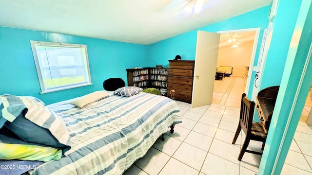 3822 County Road 220, Middleburg, FL 32068 - bedroom featuring tile patterned floors and vaulted ceiling