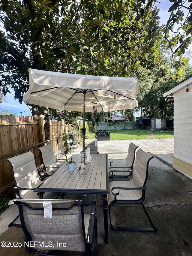 8300 Berry, Jacksonville, FL 32211 - view of patio / terrace with outdoor dining area