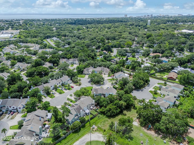 335 Sunrise Cir, Neptune Beach, FL 32266 - aerial perspective of suburban area featuring a tree filled landscape