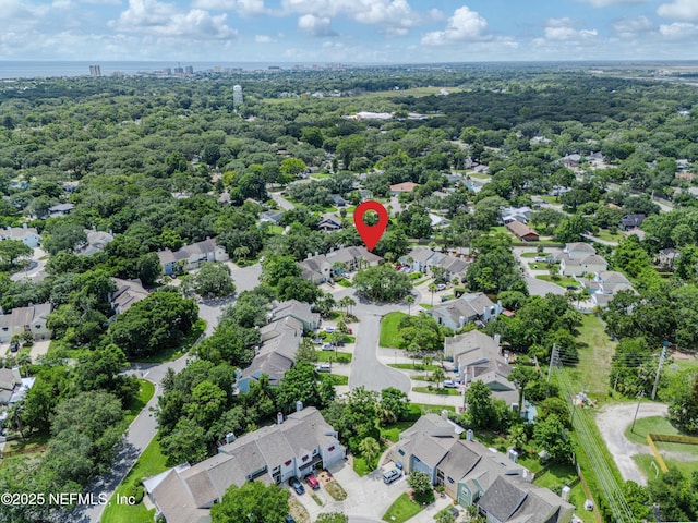 335 Sunrise Cir, Neptune Beach, FL 32266 - aerial view of residential area