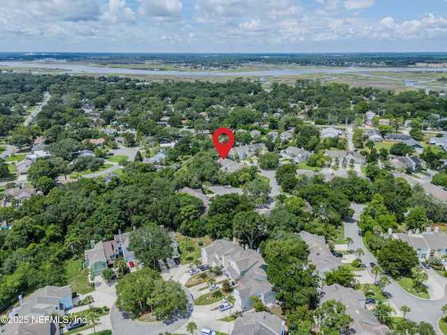 335 Sunrise Cir, Neptune Beach, FL 32266 - aerial overview of property's location featuring nearby suburban area