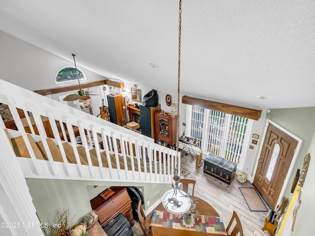 335 Sunrise Cir, Neptune Beach, FL 32266 - living room featuring wood finished floors and a ceiling fan