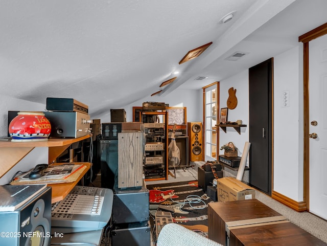 335 Sunrise Cir, Neptune Beach, FL 32266 - living room with lofted ceiling